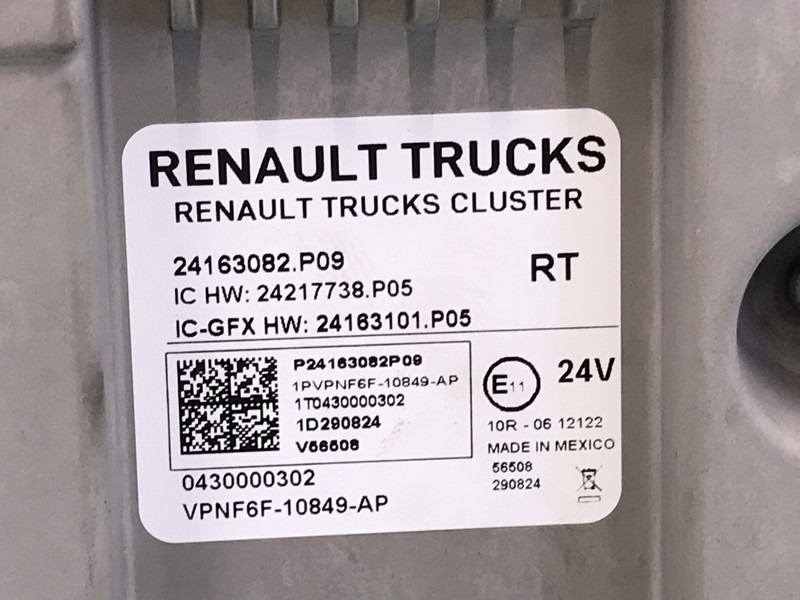 Renault T-Serie Evolution Instrumentenpaneel Renault 7424163082 - لوحة العدادات - شاحنة: صورة 3 Renault T-Serie Evolution Instrumentenpaneel Renault 7424163082 - لوحة العدادات - شاحنة: صورة 3