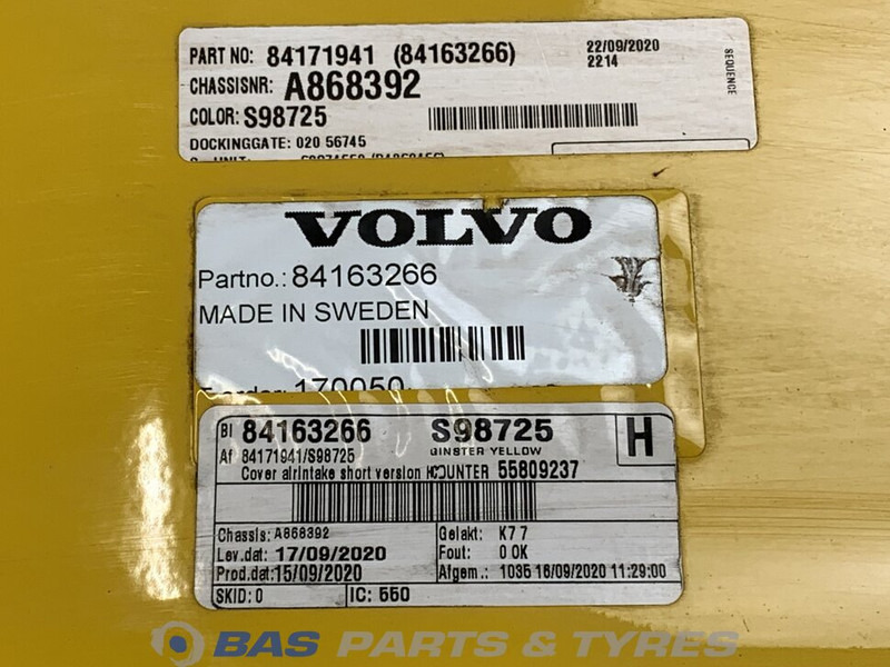 Volvo FH4 Kap Volvo 84171941 - الإيروديناميكية/ الجناح الخلفي - شاحنة: صورة 4 Volvo FH4 Kap Volvo 84171941 - الإيروديناميكية/ الجناح الخلفي - شاحنة: صورة 4