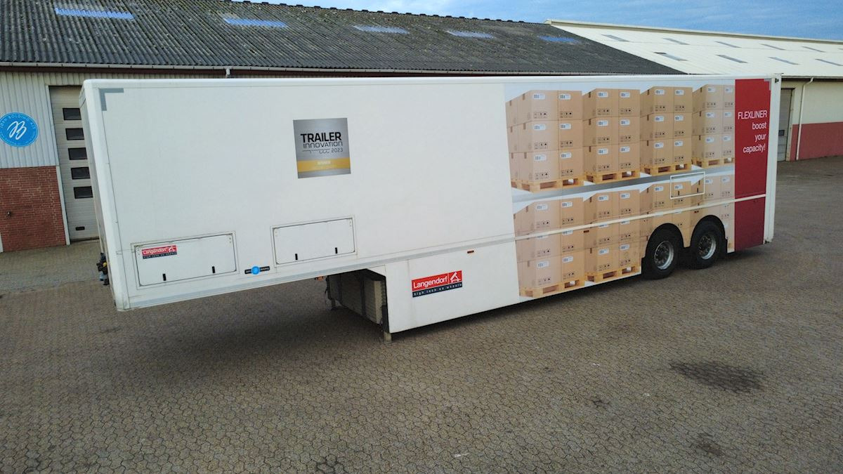 Langendorf Dobbeltstock - نصف مقطورة بصندوق مغلق: صورة 1 Langendorf Dobbeltstock - نصف مقطورة بصندوق مغلق: صورة 1