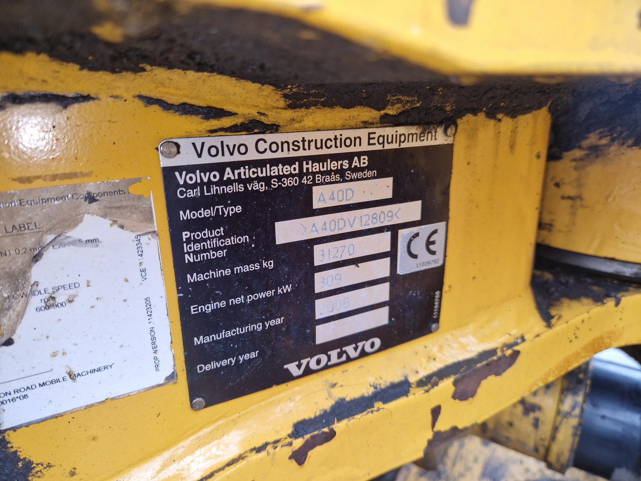 DUMPER VOLVO A40D - شاحنة مفصلية: صورة 5 DUMPER VOLVO A40D - شاحنة مفصلية: صورة 5