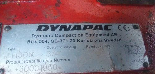 Ubijarka Dynapac LH 300 2006 - صفيحة هزازة: صورة 4 Ubijarka Dynapac LH 300 2006 - صفيحة هزازة: صورة 4