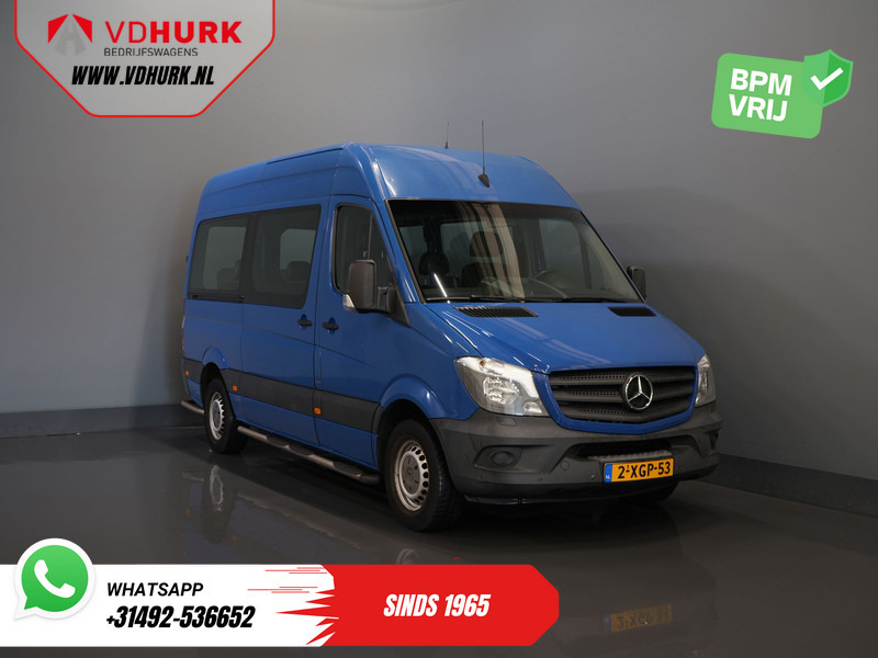 Mercedes-Benz Sprinter 213 2.2 CDI Aut. L2H2 9 Persoons EXPORT Incl. BTW&BPM €13.915,- Airco/ PDC V+A/ Side & Rearbar - حافلة صغيرة, ميكروباص: صورة 1 Mercedes-Benz Sprinter 213 2.2 CDI Aut. L2H2 9 Persoons EXPORT Incl. BTW&BPM €13.915,- Airco/ PDC V+A/ Side & Rearbar - حافلة صغيرة, ميكروباص: صورة 1