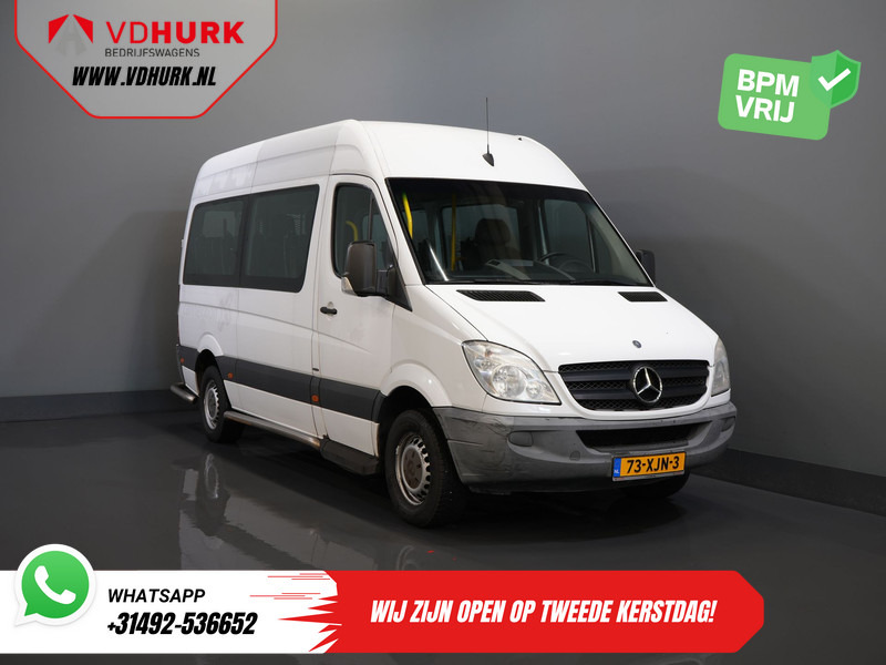 Mercedes-Benz Sprinter 313 2.2 CDI L2H2 €9.922 Incl. BTW BPM VRIJ! EXPORT Combi/ 9 Persoons/ Kombi/ 9P/ Airco/ Rolstoellift - حافلة صغيرة, ميكروباص: صورة 1 Mercedes-Benz Sprinter 313 2.2 CDI L2H2 €9.922 Incl. BTW BPM VRIJ! EXPORT Combi/ 9 Persoons/ Kombi/ 9P/ Airco/ Rolstoellift - حافلة صغيرة, ميكروباص: صورة 1