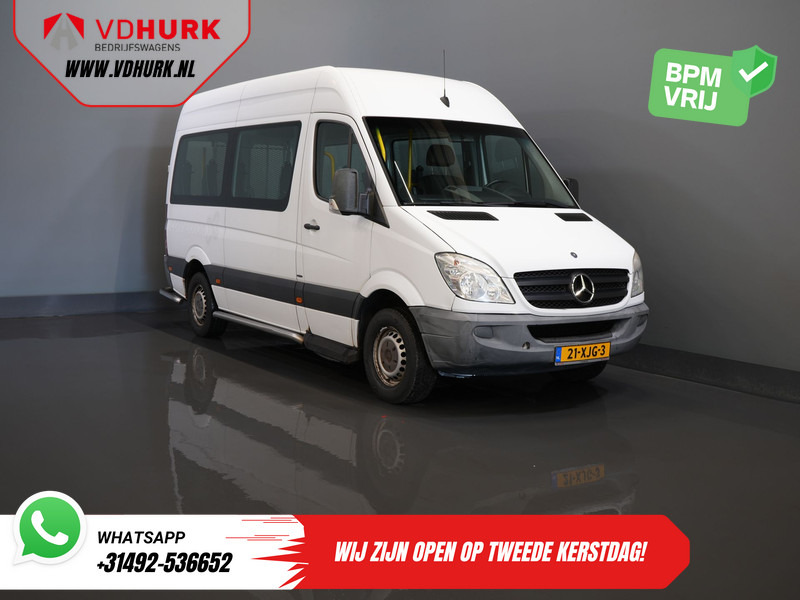 Mercedes-Benz Sprinter 313 2.2 CDI L2H2 €9.922 Incl. BTW BPM VRIJ! EXPORT Combi/ 9 Persoons/ Kombi/ 9P/ Airco/ Rolstoellift - حافلة صغيرة, ميكروباص: صورة 1 Mercedes-Benz Sprinter 313 2.2 CDI L2H2 €9.922 Incl. BTW BPM VRIJ! EXPORT Combi/ 9 Persoons/ Kombi/ 9P/ Airco/ Rolstoellift - حافلة صغيرة, ميكروباص: صورة 1