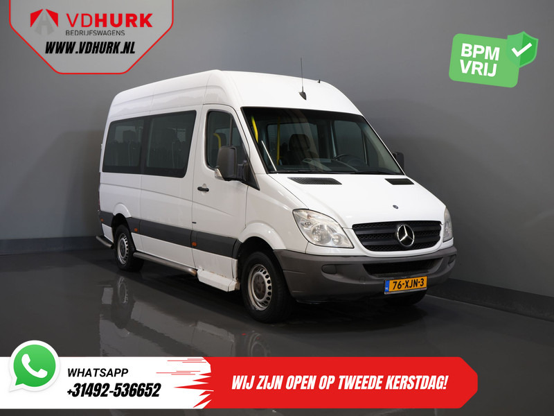 Mercedes-Benz Sprinter 313 2.2 CDI L2H2 €9.922 Incl. BTW BPM VRIJ! EXPORT Combi/ 9 Persoons/ Kombi/ 9P/ Airco/ Rolstoellift - حافلة صغيرة, ميكروباص: صورة 1 Mercedes-Benz Sprinter 313 2.2 CDI L2H2 €9.922 Incl. BTW BPM VRIJ! EXPORT Combi/ 9 Persoons/ Kombi/ 9P/ Airco/ Rolstoellift - حافلة صغيرة, ميكروباص: صورة 1