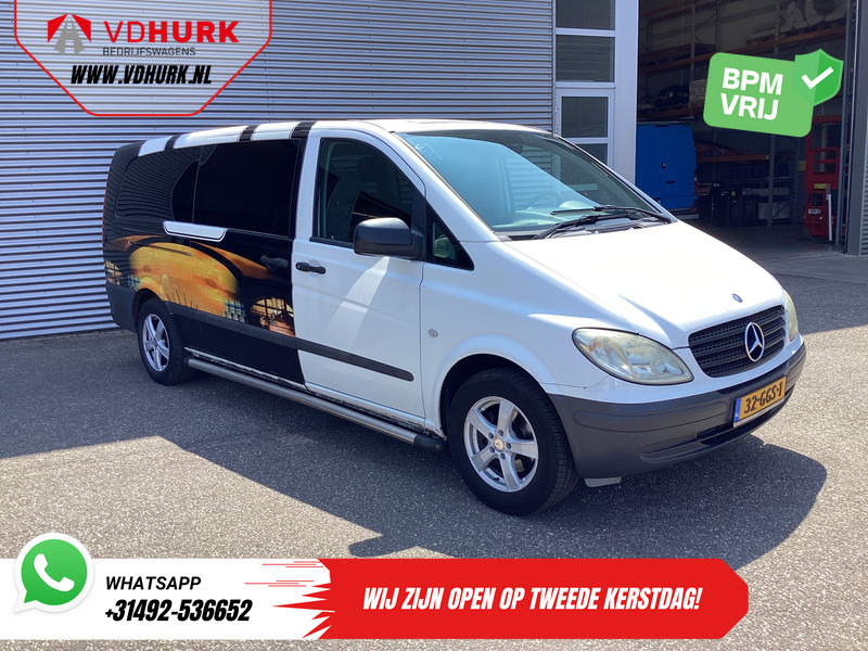 Mercedes-Benz Vito 109 CDI L3 EXPORT ONLY (€6.655,- Incl. BTW/BPM Vrij!) 9 Persoons/ Kombi/ Combi/ 9P/ Sidebars/ Camera/ Trekhaak/ Airco - حافلة صغيرة, ميكروباص: صورة 1 Mercedes-Benz Vito 109 CDI L3 EXPORT ONLY (€6.655,- Incl. BTW/BPM Vrij!) 9 Persoons/ Kombi/ Combi/ 9P/ Sidebars/ Camera/ Trekhaak/ Airco - حافلة صغيرة, ميكروباص: صورة 1