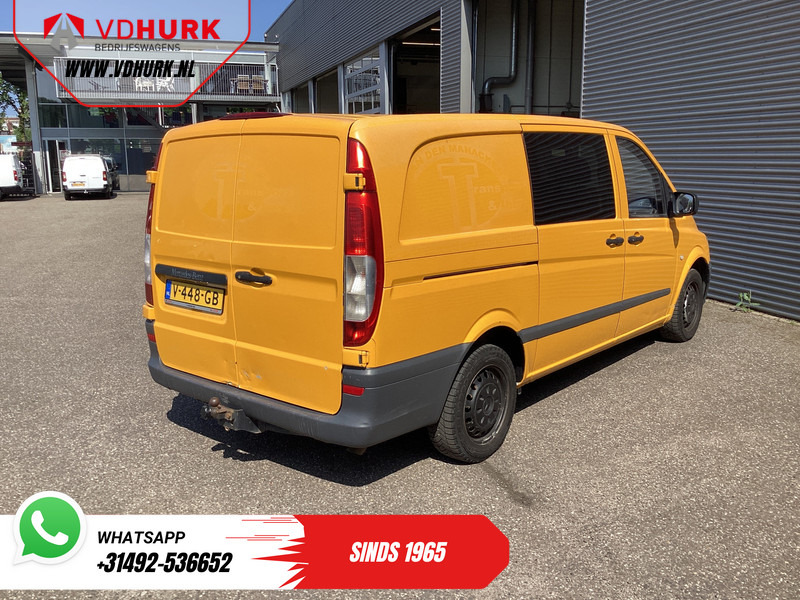 فان المدمجة, الشاحنات الصغيرة كابينة مزدوجة Mercedes-Benz Vito 113 CDI L2 DC Dubbel Cabine EXPORT ONLY Airco/ Cruise/ Trekhaak: صورة 9