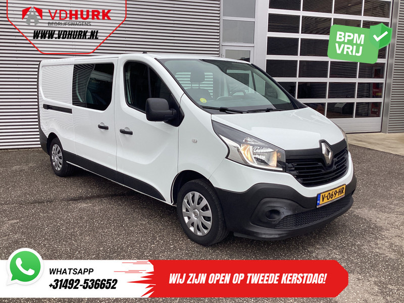 Renault Trafic 1.6 dCi 125 pk E6 L2 DC Dubbel Cabine BPM VRIJ NL Auto/ Camera/ Cruise/ Navi/ Airco/ Trekhaak - فان المدمجة, الشاحنات الصغيرة كابينة مزدوجة: صورة 1 Renault Trafic 1.6 dCi 125 pk E6 L2 DC Dubbel Cabine BPM VRIJ NL Auto/ Camera/ Cruise/ Navi/ Airco/ Trekhaak - فان المدمجة, الشاحنات الصغيرة كابينة مزدوجة: صورة 1