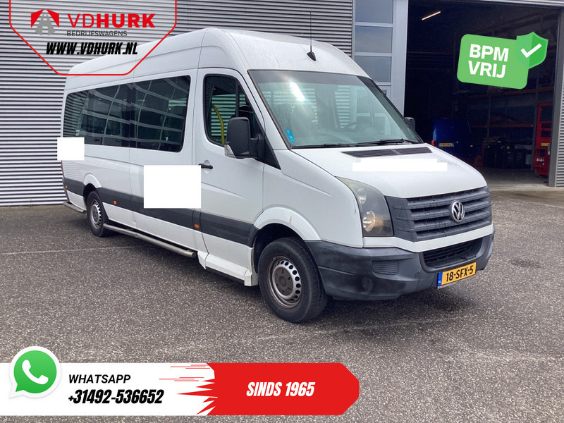 Volkswagen Crafter 35 2.0 TDI L3H2 EXPORT ONLY! €9.559 incl BTW/BPM Rolstoellift/ 9 Pers/ 9P/ Sidebars/ Rearbar/ Airco - حافلة صغيرة, ميكروباص: صورة 1 Volkswagen Crafter 35 2.0 TDI L3H2 EXPORT ONLY! €9.559 incl BTW/BPM Rolstoellift/ 9 Pers/ 9P/ Sidebars/ Rearbar/ Airco - حافلة صغيرة, ميكروباص: صورة 1