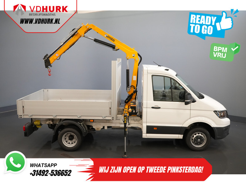 Volkswagen Crafter 50 165 pk Effer 352S Kraan/ Crane/ Kran/ Autokran/ PTO/ Open laadbak/ Dubbel Lucht - شاحنة توصيل مفتوحة: صورة 4 Volkswagen Crafter 50 165 pk Effer 352S Kraan/ Crane/ Kran/ Autokran/ PTO/ Open laadbak/ Dubbel Lucht - شاحنة توصيل مفتوحة: صورة 4