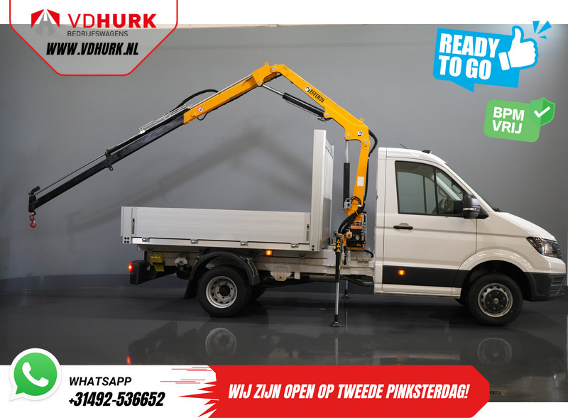 Volkswagen Crafter 50 165 pk Effer 352S Kraan/ Crane/ Kran/ Autokran/ PTO/ Open laadbak/ Dubbel Lucht - شاحنة البيك أب: صورة 2 Volkswagen Crafter 50 165 pk Effer 352S Kraan/ Crane/ Kran/ Autokran/ PTO/ Open laadbak/ Dubbel Lucht - شاحنة البيك أب: صورة 2