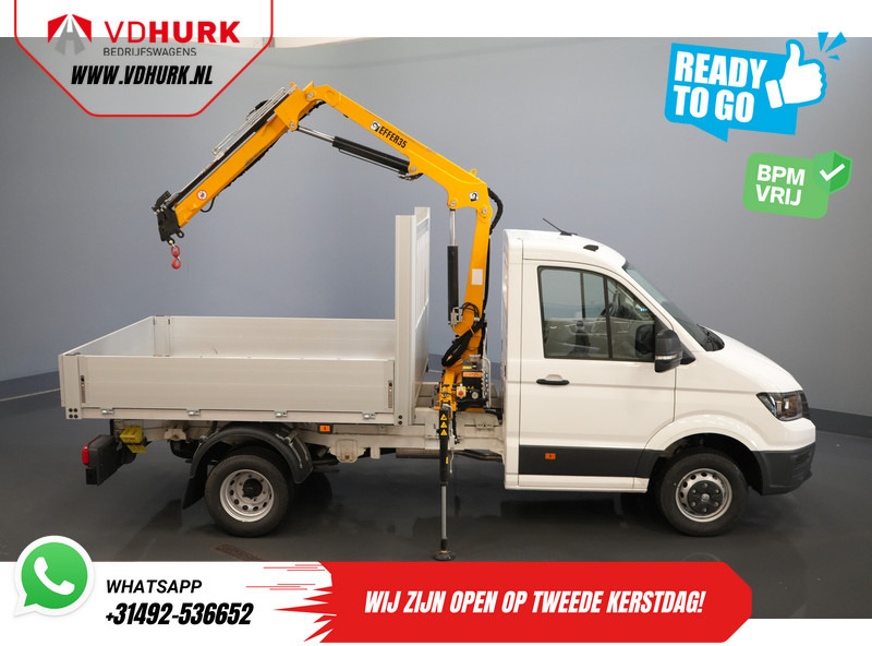 Volkswagen Crafter 50 165 pk Effer 352S Kraan/ Crane/ Kran/ Autokran/ PTO/ Open laadbak/ Dubbel Lucht - شاحنة توصيل مغلقة: صورة 4 Volkswagen Crafter 50 165 pk Effer 352S Kraan/ Crane/ Kran/ Autokran/ PTO/ Open laadbak/ Dubbel Lucht - شاحنة توصيل مغلقة: صورة 4