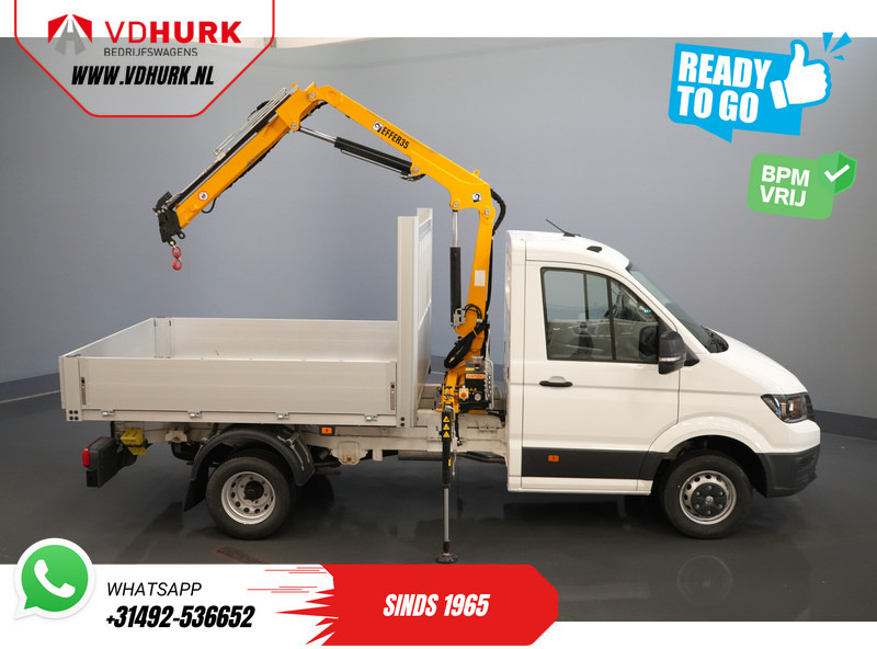 Volkswagen Crafter 50 165 pk Effer 352S Kraan/ Crane/ Kran/ Autokran/ PTO/ Open laadbak/ Dubbel Lucht - شاحنة توصيل مفتوحة: صورة 4 Volkswagen Crafter 50 165 pk Effer 352S Kraan/ Crane/ Kran/ Autokran/ PTO/ Open laadbak/ Dubbel Lucht - شاحنة توصيل مفتوحة: صورة 4