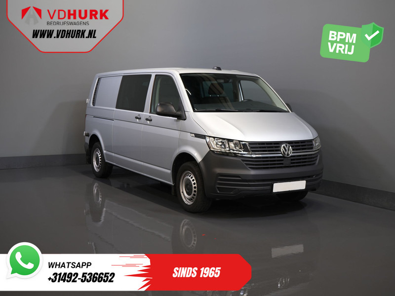 Volkswagen Transporter T6.1 2.0 TDI 150 pk DSG Aut. L2 DC BPM VRIJ! Dubbel Cabine 6 Pers./ Lage KM!/ Adapt.Cruise/ 270Gr. Deuren/ Navi/ Carplay/ Trekha - فان, الشاحنات الصغيرة كابينة مزدوجة: صورة 1 Volkswagen Transporter T6.1 2.0 TDI 150 pk DSG Aut. L2 DC BPM VRIJ! Dubbel Cabine 6 Pers./ Lage KM!/ Adapt.Cruise/ 270Gr. Deuren/ Navi/ Carplay/ Trekha - فان, الشاحنات الصغيرة كابينة مزدوجة: صورة 1