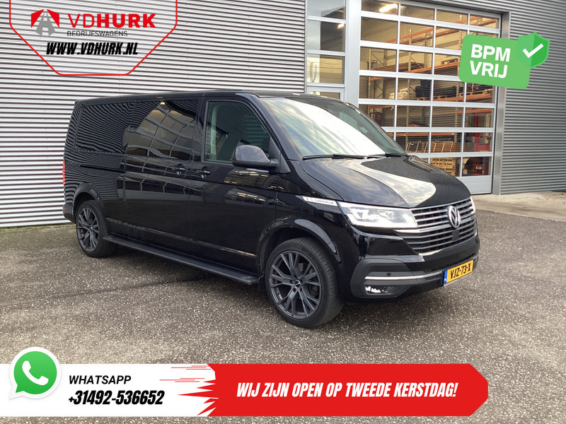 Volkswagen Transporter T6.1 2.0 TDI 150 pk DSG Aut. L2 DC Dubbel Cabine LED/ 20" LMV/ Elek. Schuifdeur/ Alpine/ Leder/ Climate/ Cruise/ Camera/ Trekhaa - فان المدمجة, الشاحنات الصغيرة كابينة مزدوجة: صورة 1 Volkswagen Transporter T6.1 2.0 TDI 150 pk DSG Aut. L2 DC Dubbel Cabine LED/ 20" LMV/ Elek. Schuifdeur/ Alpine/ Leder/ Climate/ Cruise/ Camera/ Trekhaa - فان المدمجة, الشاحنات الصغيرة كابينة مزدوجة: صورة 1