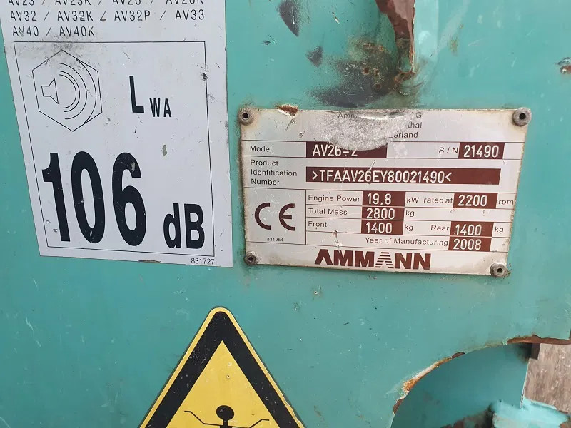 Ammann Ammann AV 26.2 - مدحلة: صورة 5 Ammann Ammann AV 26.2 - مدحلة: صورة 5