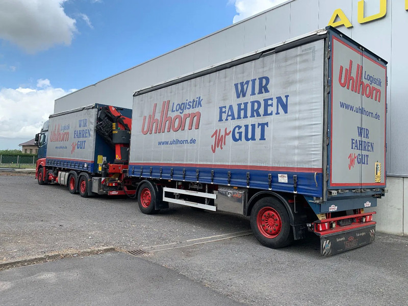 Mercedes-Benz Actros 2548 6X2 + Aanhanger*Palfinger crane*Cruise control*Airco* - شاحنة ذات ستائر جانبية, شاحنة كرين: صورة 2 Mercedes-Benz Actros 2548 6X2 + Aanhanger*Palfinger crane*Cruise control*Airco* - شاحنة ذات ستائر جانبية, شاحنة كرين: صورة 2