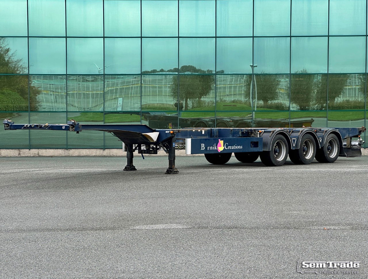 Burg BPO 15-27 Ccxhx BPW Axles Disc Brakes 40 FT. Chassis Lift Axle - ناقل حاوية/ نصف مقطورة بحاوية: صورة 1 Burg BPO 15-27 Ccxhx BPW Axles Disc Brakes 40 FT. Chassis Lift Axle - ناقل حاوية/ نصف مقطورة بحاوية: صورة 1