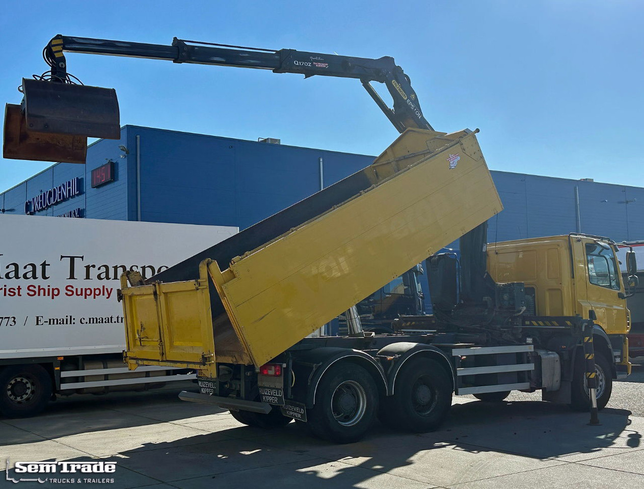 DAF CF 410 FAT 6X4 188.000 KM Palfinger 17 TON/Meter Kraan 2 Zijdige Ruizeveld K - شاحنة كرين: صورة 3 DAF CF 410 FAT 6X4 188.000 KM Palfinger 17 TON/Meter Kraan 2 Zijdige Ruizeveld K - شاحنة كرين: صورة 3