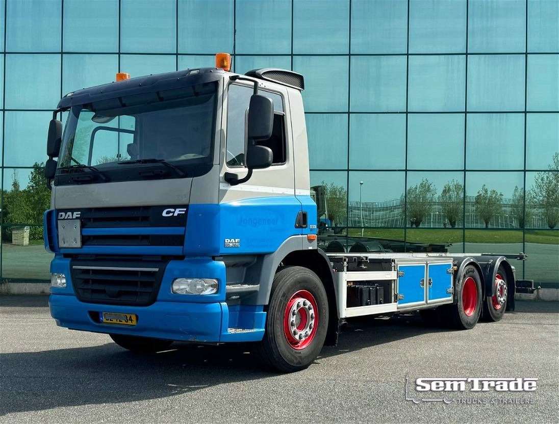 ناقلة حاويات/ شاحنة حاويات DAF CF 85 FAN 6X2 Full ADR Container Frame 20 FT 30 FT Compressor NL Truck: صورة 1