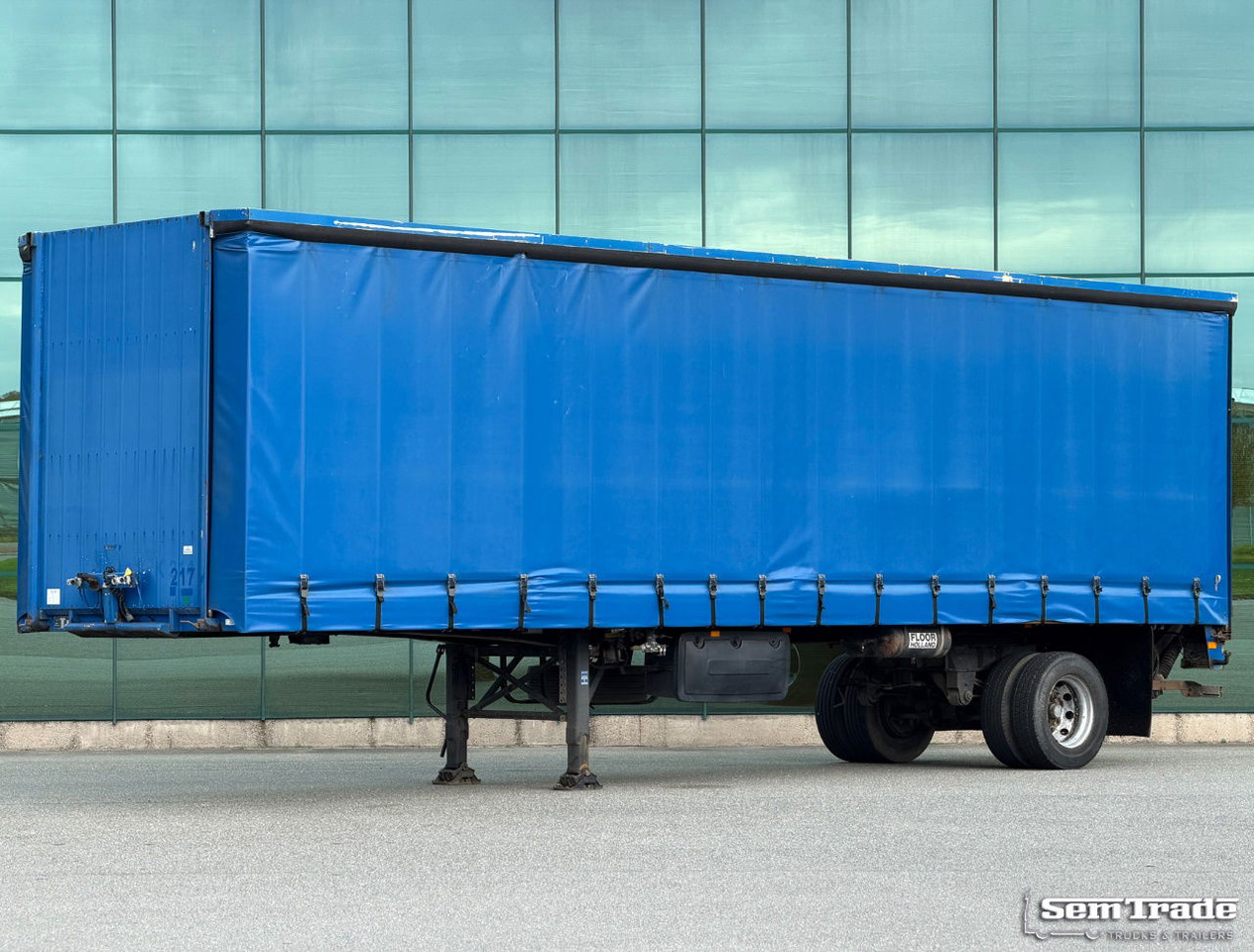 Floor FL0-12-102 City Trailer Tail Lift Good Condition Holland-Trailer - نصف مقطورة بستائر جانبية: صورة 1 Floor FL0-12-102 City Trailer Tail Lift Good Condition Holland-Trailer - نصف مقطورة بستائر جانبية: صورة 1