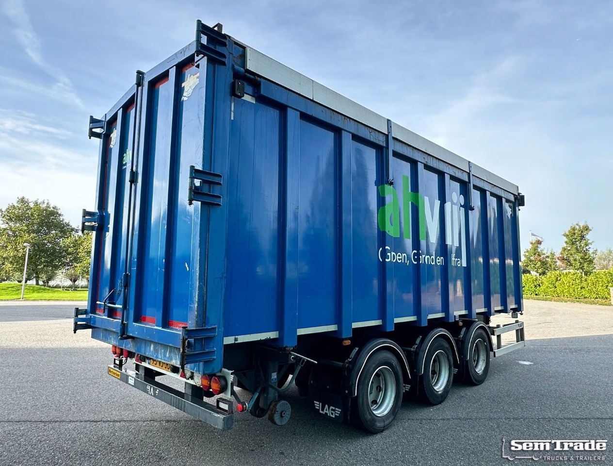 LAG M-3-24 + Piet Ruizeveld DS Lift Axle 72.000 KM Super Condition - مقطورة قلابة زراعية/ شاحنة قلابة: صورة 5 LAG M-3-24 + Piet Ruizeveld DS Lift Axle 72.000 KM Super Condition - مقطورة قلابة زراعية/ شاحنة قلابة: صورة 5