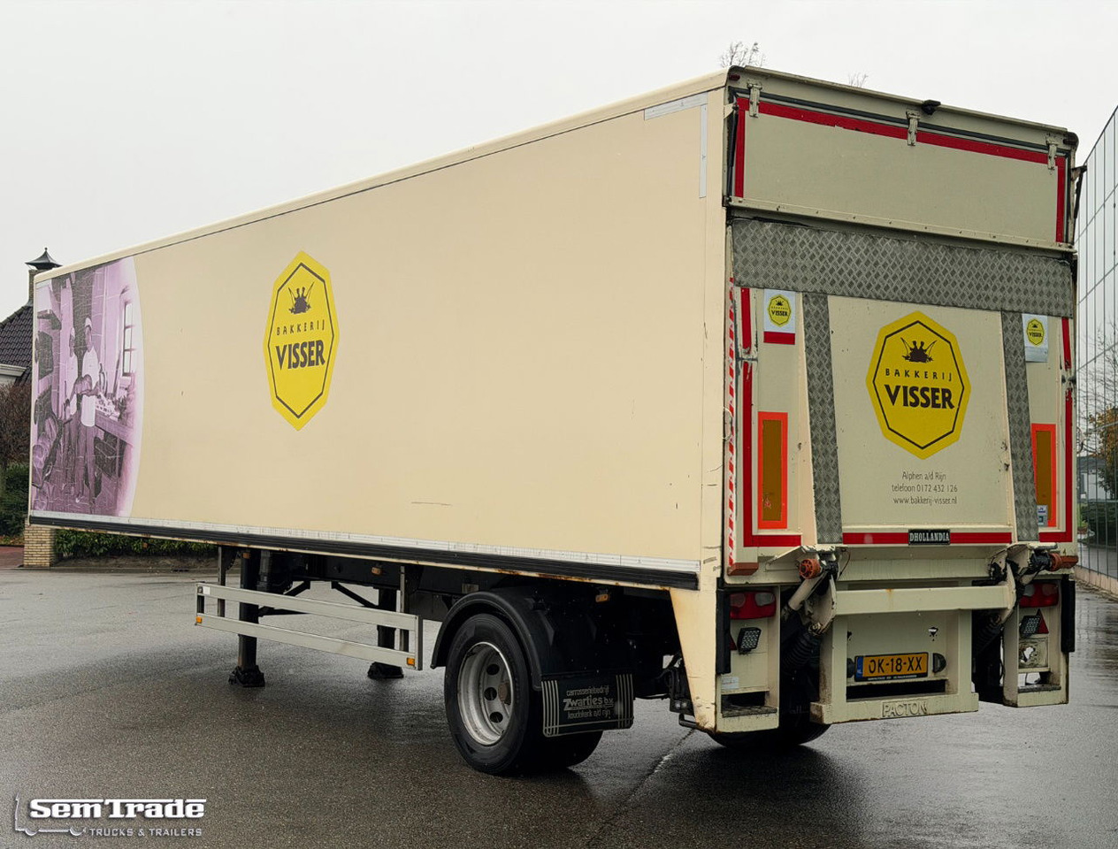 Pacton TBD 122 Tail Lift Steering Axle 1075x250x230 Inside NL City Trailer - نصف مقطورة بصندوق مغلق: صورة 3 Pacton TBD 122 Tail Lift Steering Axle 1075x250x230 Inside NL City Trailer - نصف مقطورة بصندوق مغلق: صورة 3