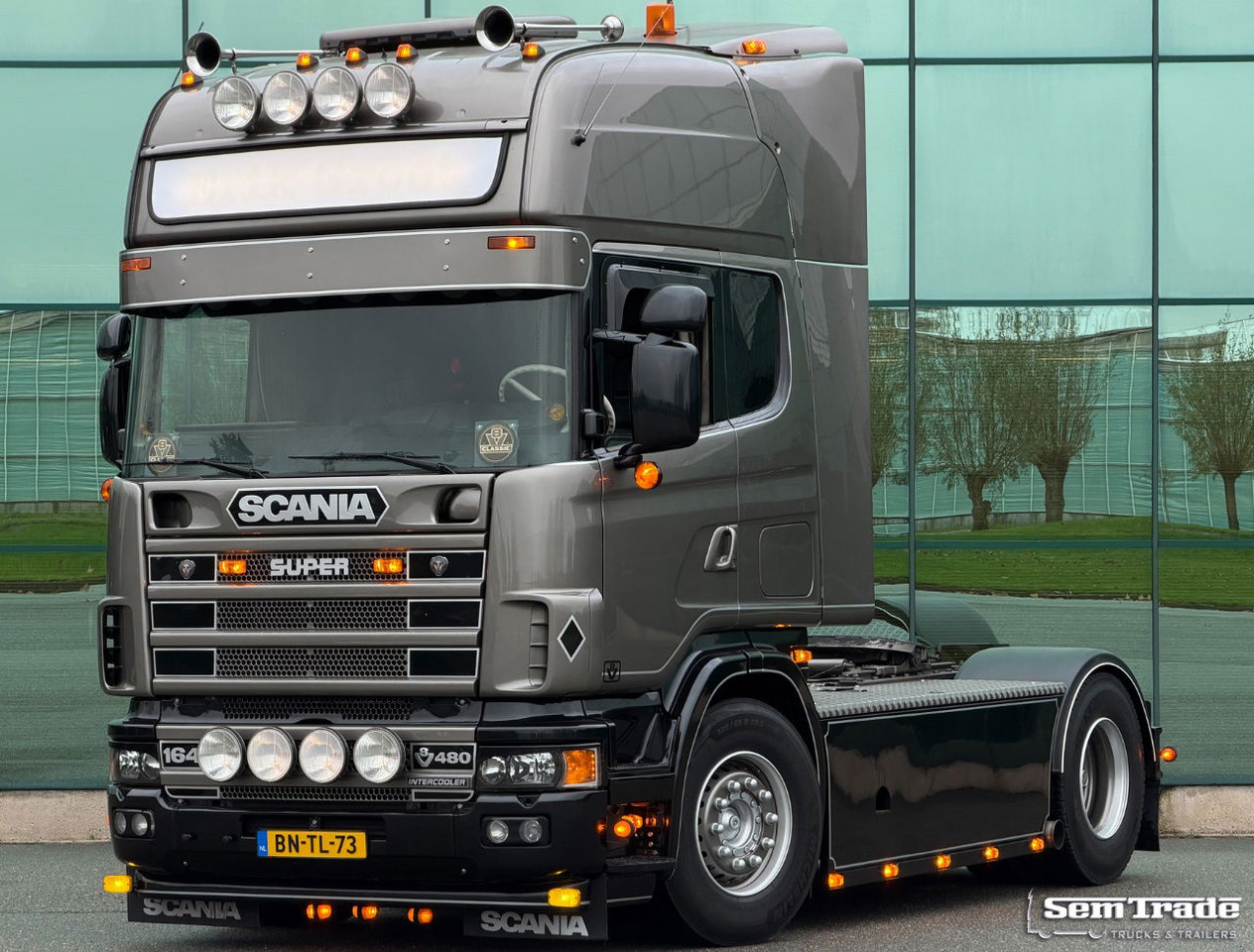 Scania R164-480 V8 King Retarder Manual Gearbox Showtruck Completely Rebuild Unique Condition - رأس تريلا: صورة 1 Scania R164-480 V8 King Retarder Manual Gearbox Showtruck Completely Rebuild Unique Condition - رأس تريلا: صورة 1