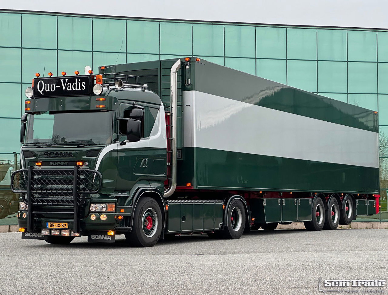 Scania R500 V8 Analogue Tacho 779.000 KM Show Truck Special Interior + Special VAN Beurden Frigo Trailer - رأس تريلا: صورة 1 Scania R500 V8 Analogue Tacho 779.000 KM Show Truck Special Interior + Special VAN Beurden Frigo Trailer - رأس تريلا: صورة 1