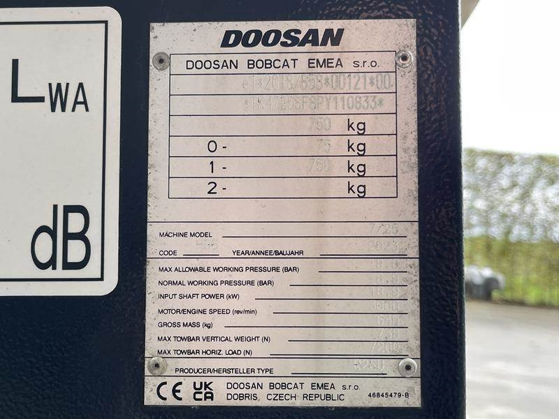 Doosan 7 / 25 - G - N - ضاغط هوائي: صورة 5 Doosan 7 / 25 - G - N - ضاغط هوائي: صورة 5