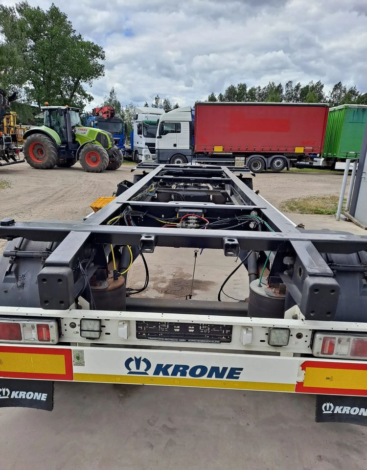 Krone Przyczepa Krone - ناقل حاوية/ مقطورة بحاوية: صورة 1 Krone Przyczepa Krone - ناقل حاوية/ مقطورة بحاوية: صورة 1