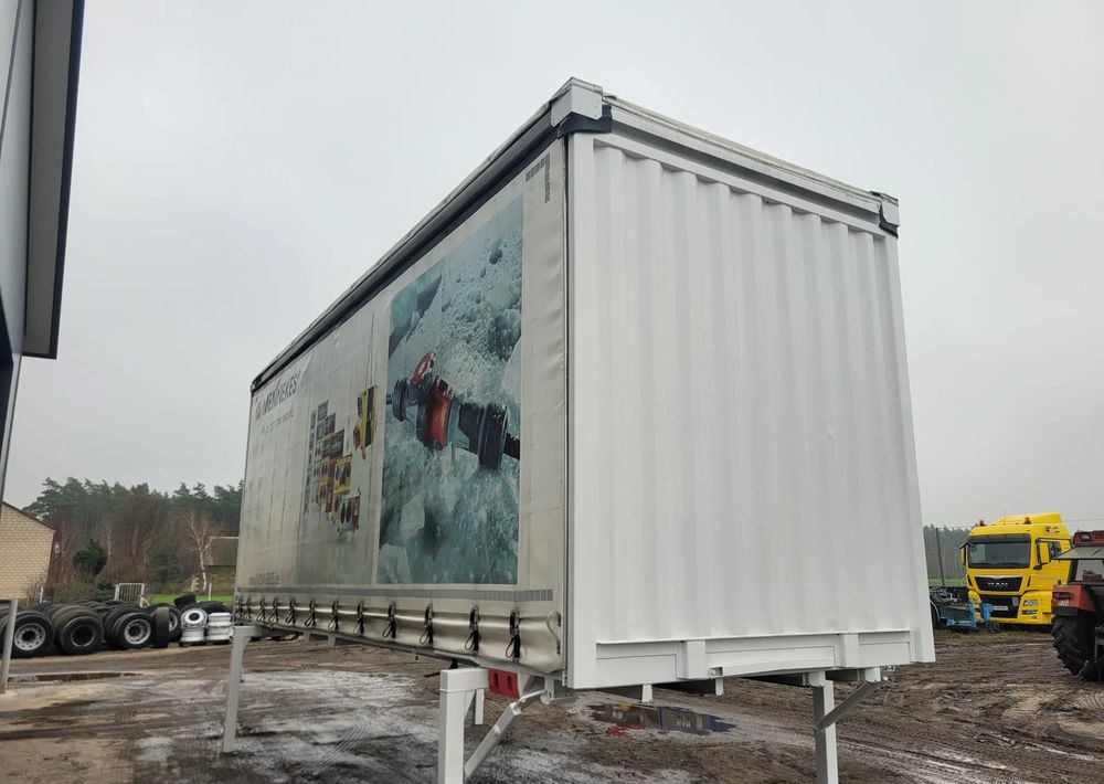 Krone Zabudowa BDF Krone 7,45m - حاوية ذات ستائر جانبية: صورة 1 Krone Zabudowa BDF Krone 7,45m - حاوية ذات ستائر جانبية: صورة 1