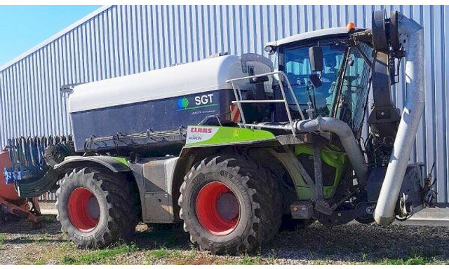 Claas Xerion 4000/783 + SGT(Bauer) - ناثرة السماد الحيواني: صورة 2 Claas Xerion 4000/783 + SGT(Bauer) - ناثرة السماد الحيواني: صورة 2