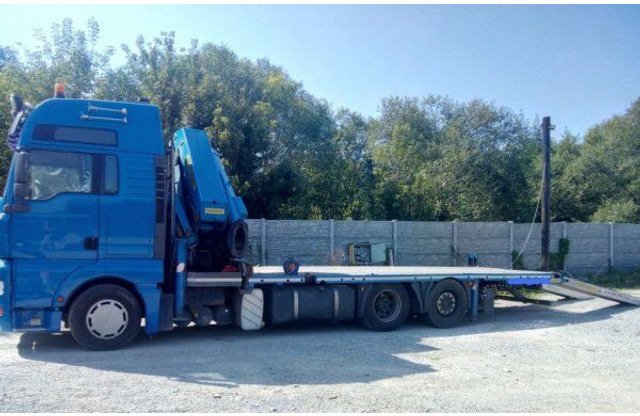 MAN 6x2 TGA 480 BDF +1m +16m crane - شاحنات مسطحة, شاحنة كرين: صورة 1 MAN 6x2 TGA 480 BDF +1m +16m crane - شاحنات مسطحة, شاحنة كرين: صورة 1