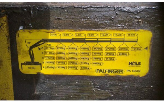 MAN 6x2 TGA 480 BDF +1m +16m crane - شاحنات مسطحة, شاحنة كرين: صورة 4 MAN 6x2 TGA 480 BDF +1m +16m crane - شاحنات مسطحة, شاحنة كرين: صورة 4