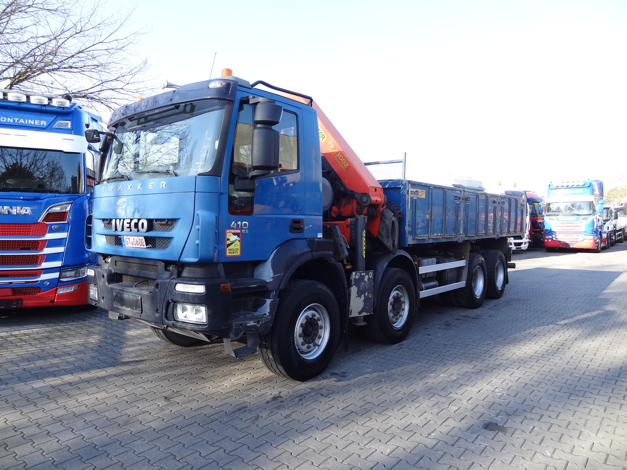 Iveco Trakker AD340T41 8X4 Kipper Kran Palfinger 23002 - شاحنة كرين, شاحنة قلاب: صورة 1 Iveco Trakker AD340T41 8X4 Kipper Kran Palfinger 23002 - شاحنة كرين, شاحنة قلاب: صورة 1
