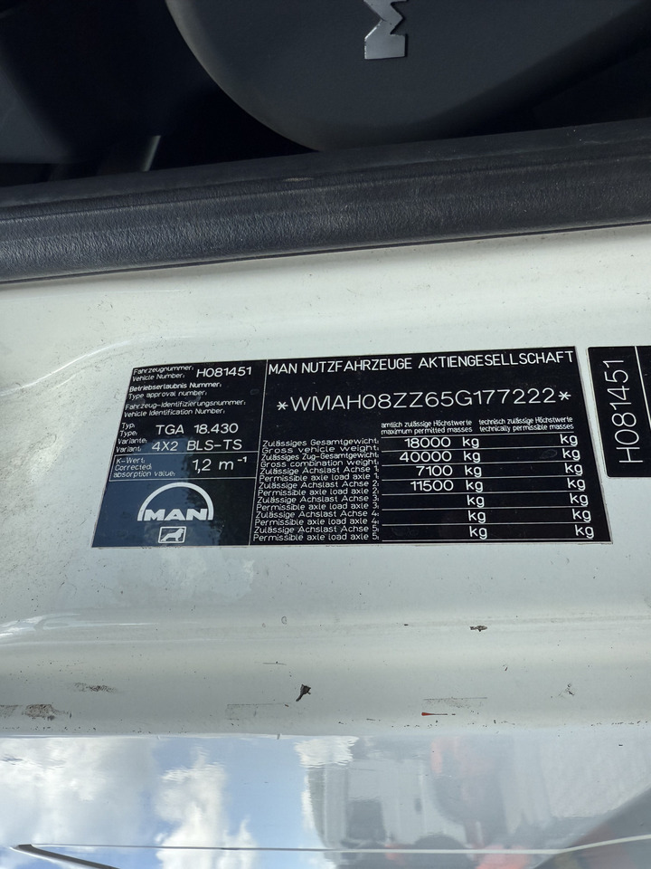 MAN TGA 18.430 Kran Palfinger 16502 Jib 26.5 Meter - رأس تريلا: صورة 5 MAN TGA 18.430 Kran Palfinger 16502 Jib 26.5 Meter - رأس تريلا: صورة 5