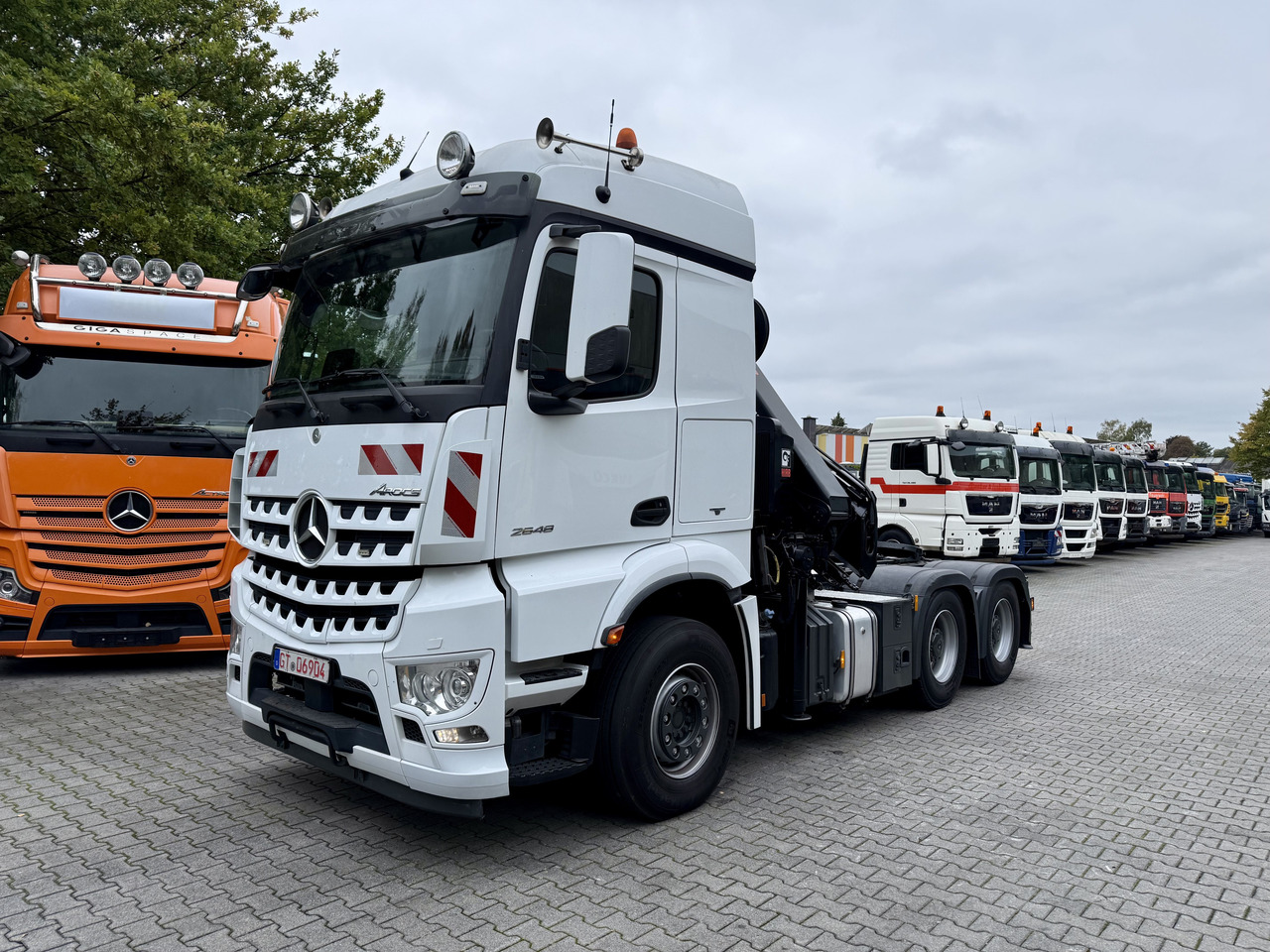 شاحنة كرين, رأس تريلا Mercedes-Benz Arocs 2648 LS 6X4 Kran Hiab X-HiPro 302: صورة 1