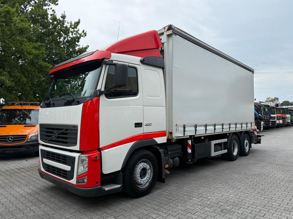 Volvo FH420 6X2*4 Palfinger 29002 bis 27 Meter - شاحنة ذات ستائر جانبية, شاحنة كرين: صورة 1 Volvo FH420 6X2*4 Palfinger 29002 bis 27 Meter - شاحنة ذات ستائر جانبية, شاحنة كرين: صورة 1