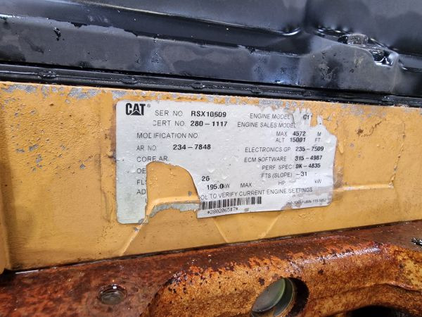 Caterpillar C11 966H Engine (Plant) - محرك - آلات الإنشاء: صورة 2 Caterpillar C11 966H Engine (Plant) - محرك - آلات الإنشاء: صورة 2
