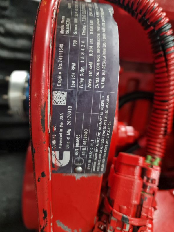 Cummins ISLG6C300 Engine (Industrial) 2017 - محرك - معدات صناعية: صورة 2 Cummins ISLG6C300 Engine (Industrial) 2017 - محرك - معدات صناعية: صورة 2