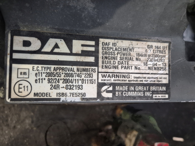 DAF GR184U1 Engine (Truck) - محرك - شاحنة: صورة 2 DAF GR184U1 Engine (Truck) - محرك - شاحنة: صورة 2