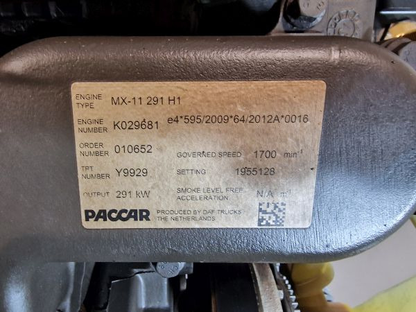 محرك - شاحنة DAF MX-11 291 H1 Truck Spec Engine (Truck): صورة 11
