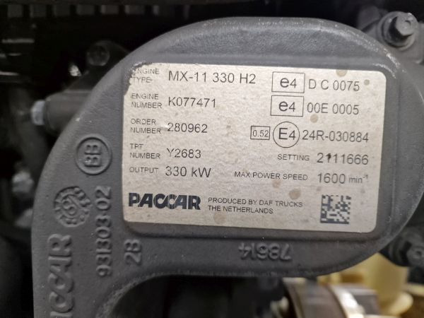 DAF MX-11 330 H2 Engine (Truck) - محرك - شاحنة: صورة 2 DAF MX-11 330 H2 Engine (Truck) - محرك - شاحنة: صورة 2