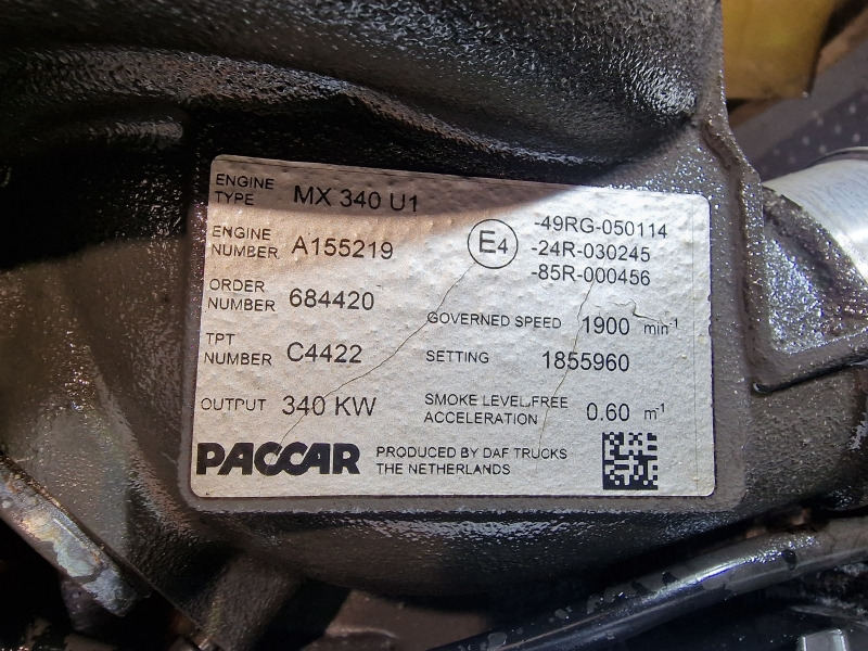 DAF MX340U1 EUR5 XF106.460 Engine (Truck) - محرك - شاحنة: صورة 2 DAF MX340U1 EUR5 XF106.460 Engine (Truck) - محرك - شاحنة: صورة 2