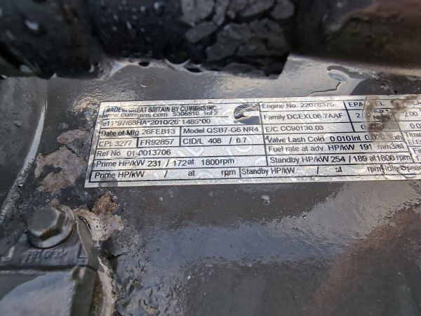DAF QSB7-G6 NR4 CPL3277 Engine (Industrial) - محرك - معدات صناعية: صورة 2 DAF QSB7-G6 NR4 CPL3277 Engine (Industrial) - محرك - معدات صناعية: صورة 2