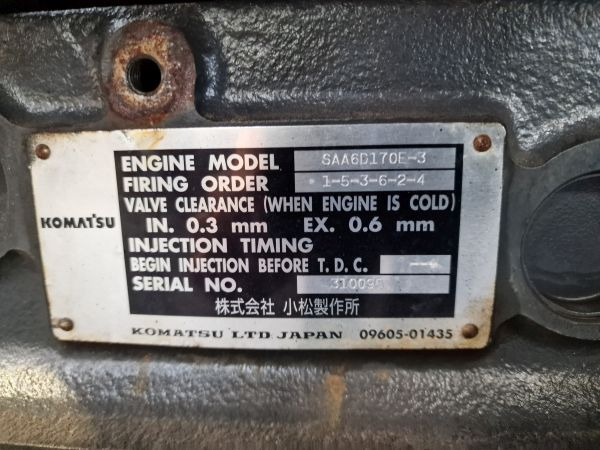 Komatsu SAA6D170E-3 Engine (Plant) PC1250-7 Excavator - محرك - آلات الإنشاء: صورة 2 Komatsu SAA6D170E-3 Engine (Plant) PC1250-7 Excavator - محرك - آلات الإنشاء: صورة 2
