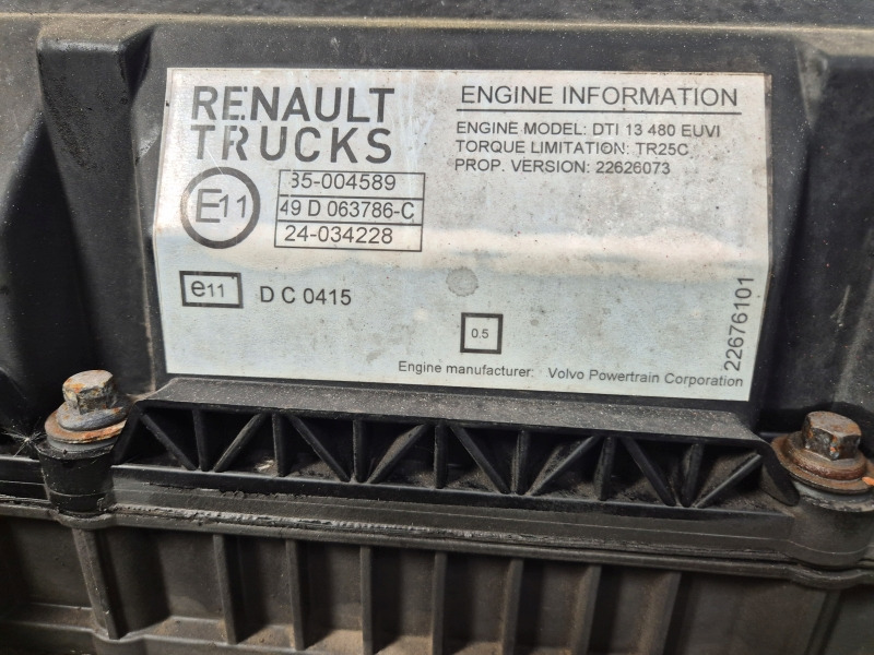 Renault DTI13480 EUVI Engine (Truck) - محرك - شاحنة: صورة 3 Renault DTI13480 EUVI Engine (Truck) - محرك - شاحنة: صورة 3