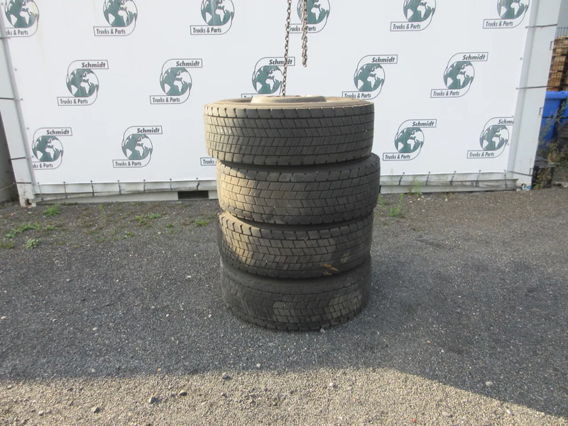Continental 315/70R 22.5 CONTINENTAL BANDEN 4 STUKS MET STAAL WIEL - إطارات - شاحنة: صورة 4 Continental 315/70R 22.5 CONTINENTAL BANDEN 4 STUKS MET STAAL WIEL - إطارات - شاحنة: صورة 4