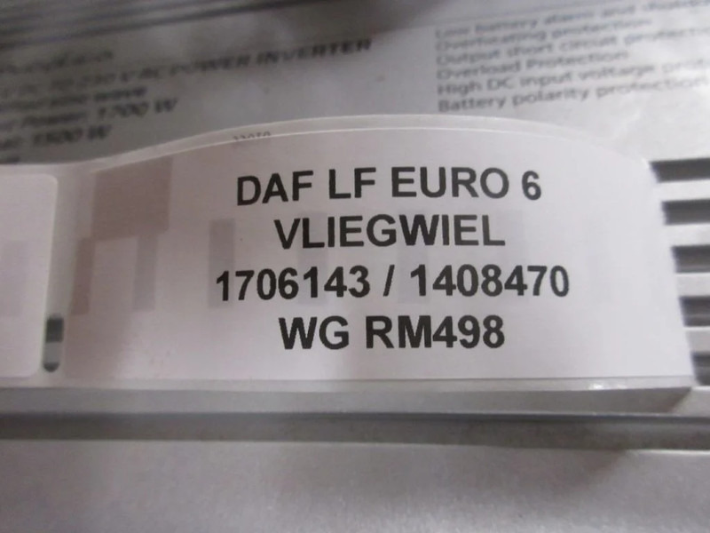 DAF 1706143 / 1408470 VLIEGWIEL DAF LF EURO 6 - الحدافة - شاحنة: صورة 3 DAF 1706143 / 1408470 VLIEGWIEL DAF LF EURO 6 - الحدافة - شاحنة: صورة 3